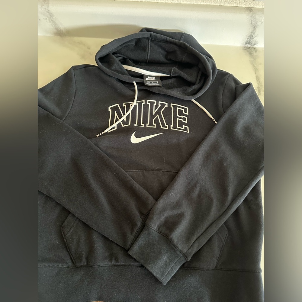 Nike Women's Black Hoodie with Logo